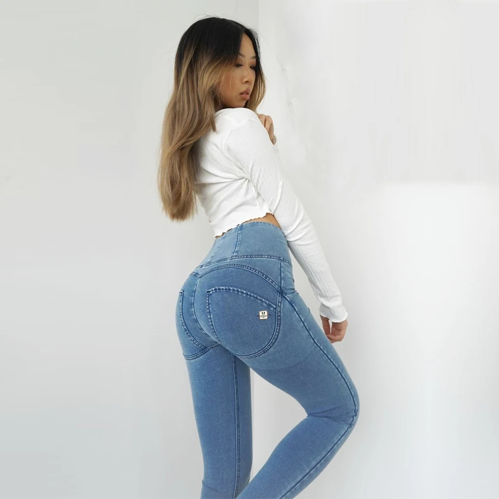 

NEW Shascullfites Butt Lift Jeans For Women Power Stretch Skinny Jeans Women's High Rise Stretch Jeans Shapewear Jeggings