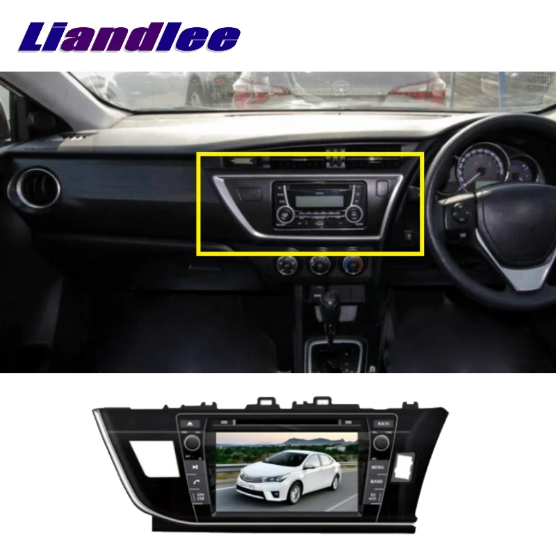 Автомагнитола LiisLee для Toyota Corolla мультимедийный плеер с правым и ручным приводом