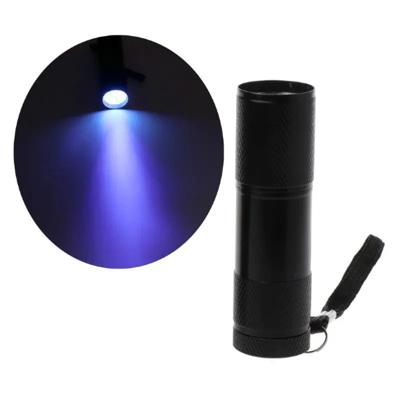9W UV Resin Curing Lamp Light 9 LED 395nm UV Blacklight Flashlights Jewelry Tool images - 6