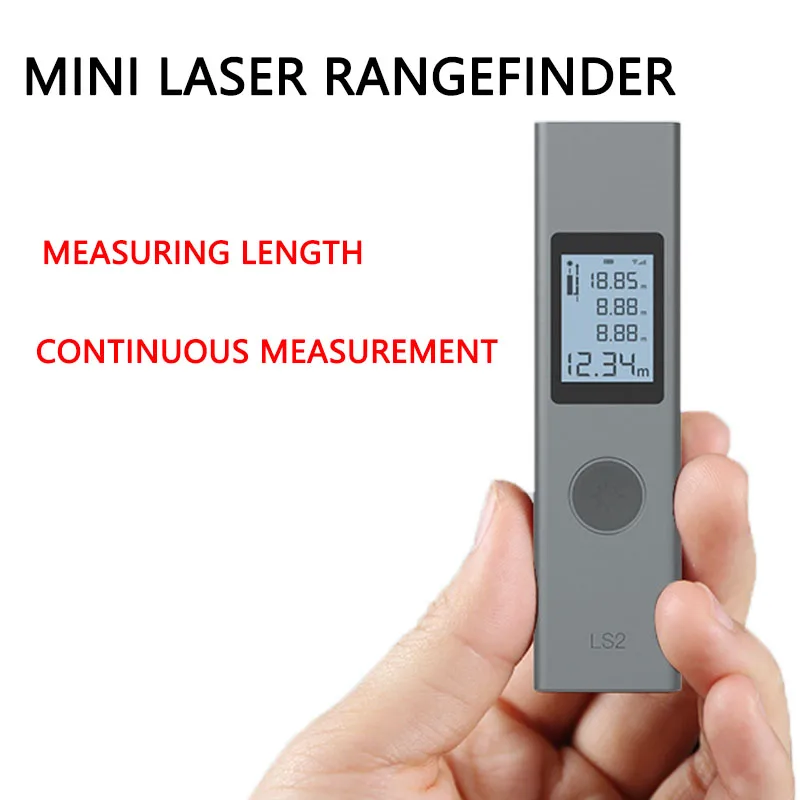 Лазерный дальномер LS2 портативный высокоточный измеритель 40 м | Инструменты