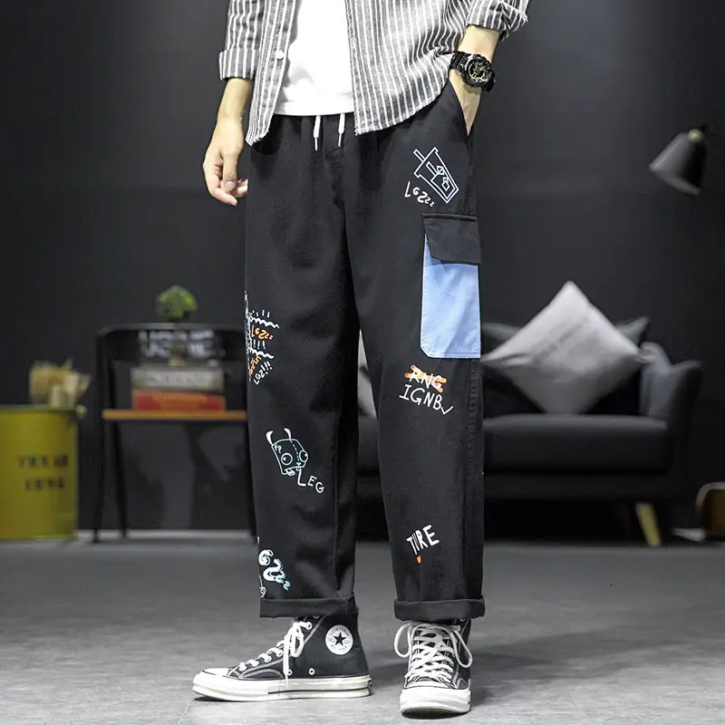 Новинка Осень-зима 2020 популярный Молодежный японский Свободный комбинезон