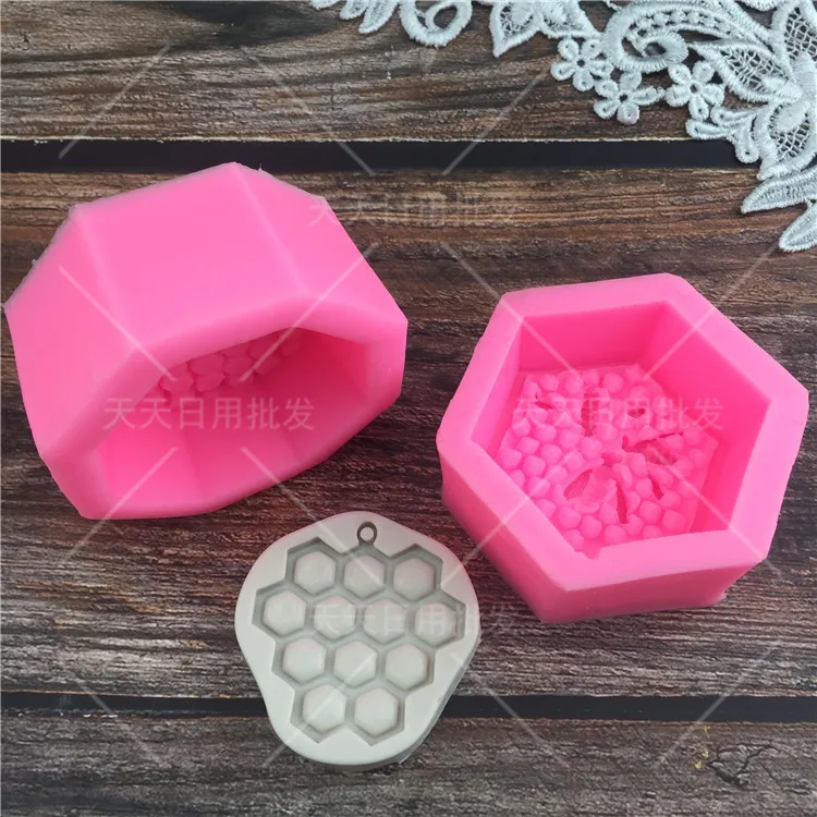 Силиконовые формы для мыла в виде пчелы с Сотами форма помадки шоколада торта