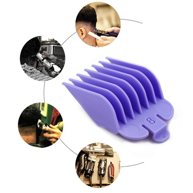 

8PCS Hair Clip Limit Comb Guide Durable Universal Replacement Barber Accessory Special Positioning Comb For Electric Clippers