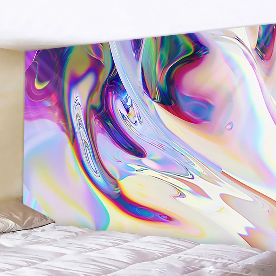 Абстрактный гобелен для гостиной в стиле арт деко с мандалой Богемный Хиппи