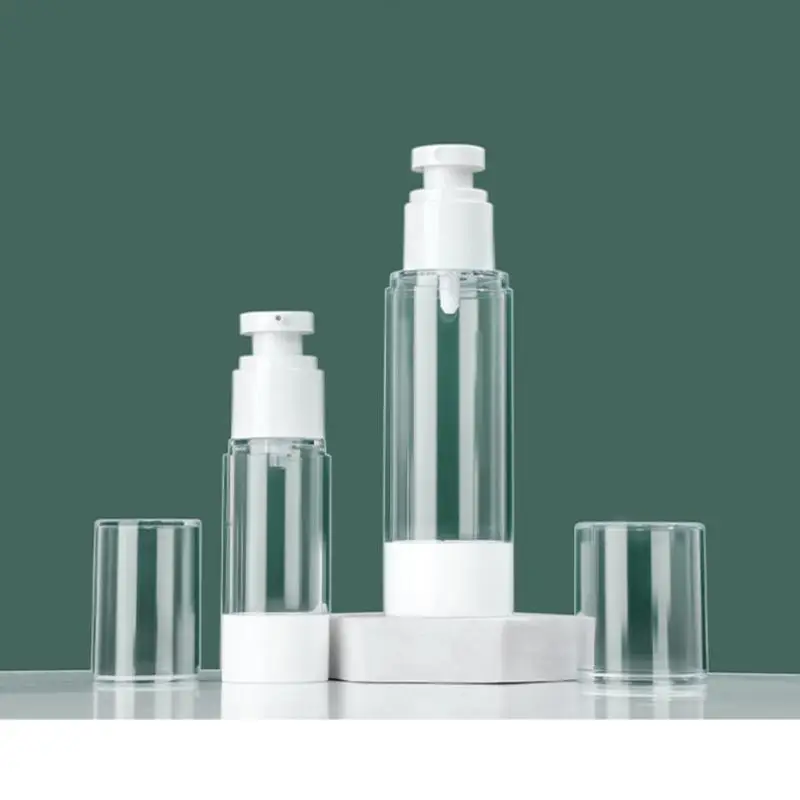 

15ml 30ml 50ml 100ml Cosmetic Refillable Bottling Lotion Pump Bottle Empty Travel Containers Liquid Vacuum Press Jar Accessories
