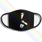 Моющиеся дышащие многоразовые с принтом Брюса Ли, Junfangungfu, хлопковая маска для губ