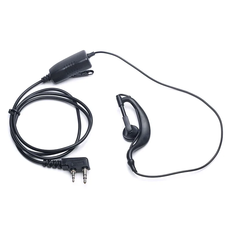 

2021 New Wholesale PTT Headphones For Kenwood Tk3107 Tk3207 Baofeng CB Radios Uv-5r Gt-3 Puxing Quansheng Dropshipping