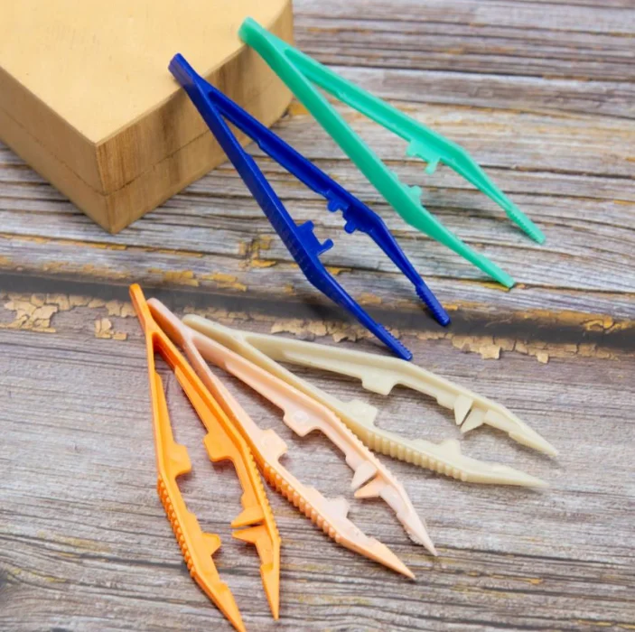

5pcs/set Kids Safety Plastic Beads Tweezer for Puzzle Bead Model Building Kits Children DIY Toys Art Crafts Accessories Tools