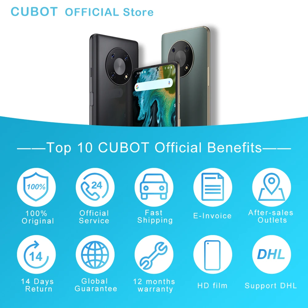 Смартфон Cubot MAX 3 6 95-дюйма большой полноэкранный экран мини-планшет мобильный
