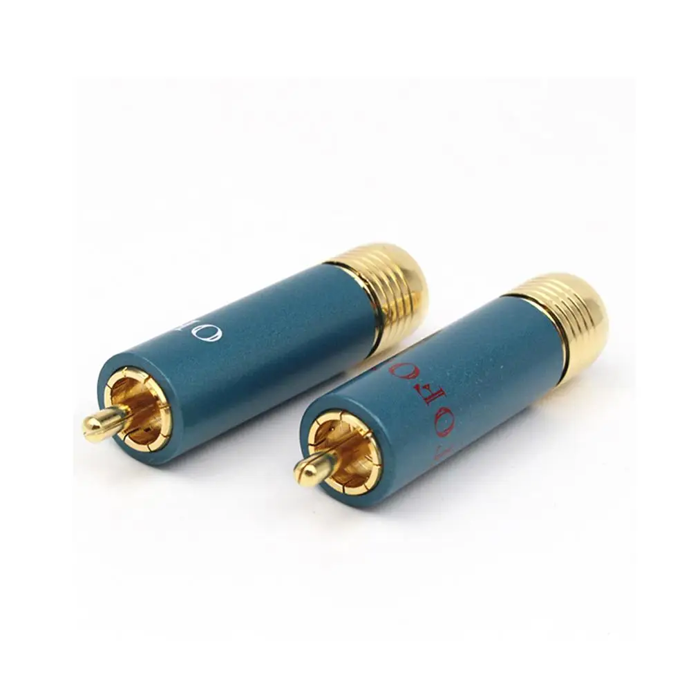 Hifi 4 шт. Позолоченные Hi Fi RCA разъем end Ortofon Reference 8NX разъемы для Мужской