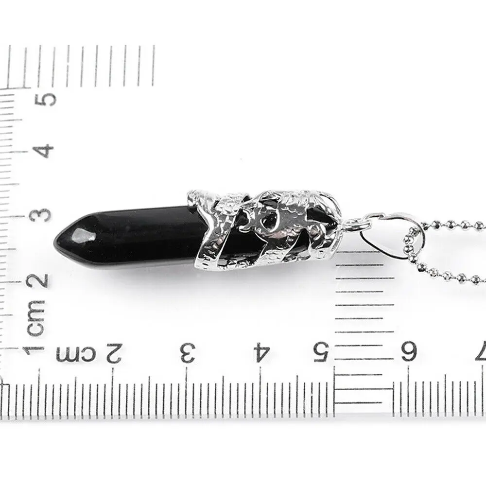 1 шт. Дракон племени Тотем натуральный кварц шестиугольная с украшением в виде