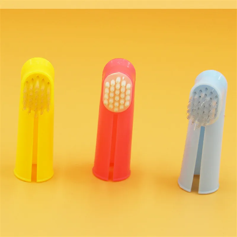 Новая пластиковая зубная щетка для домашних животных игрушки собак защита