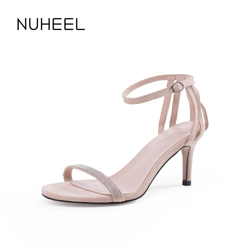 NUHEEL женская обувь с открытой спиной сандалии в сказочном стиле новая летняя для