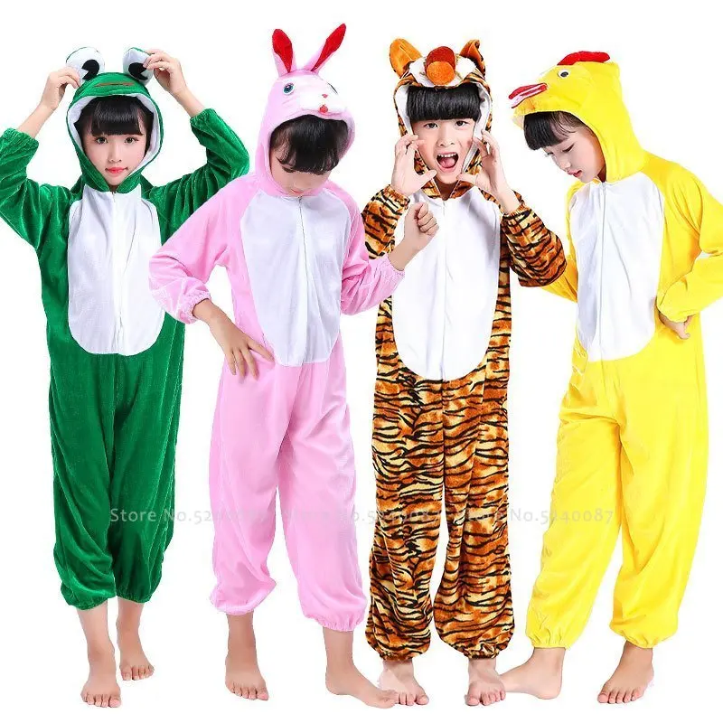 Детская одежда с изображением животных для выступлений на сцене Детский