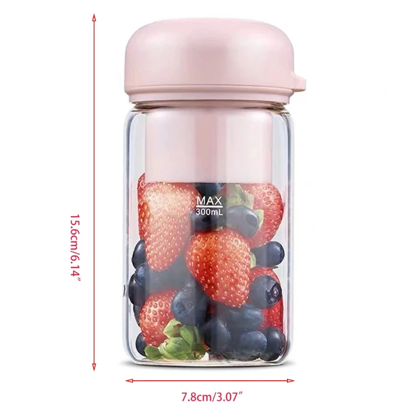 Перезаряжаемая портативная Милая электрическая соковыжималка бытовая