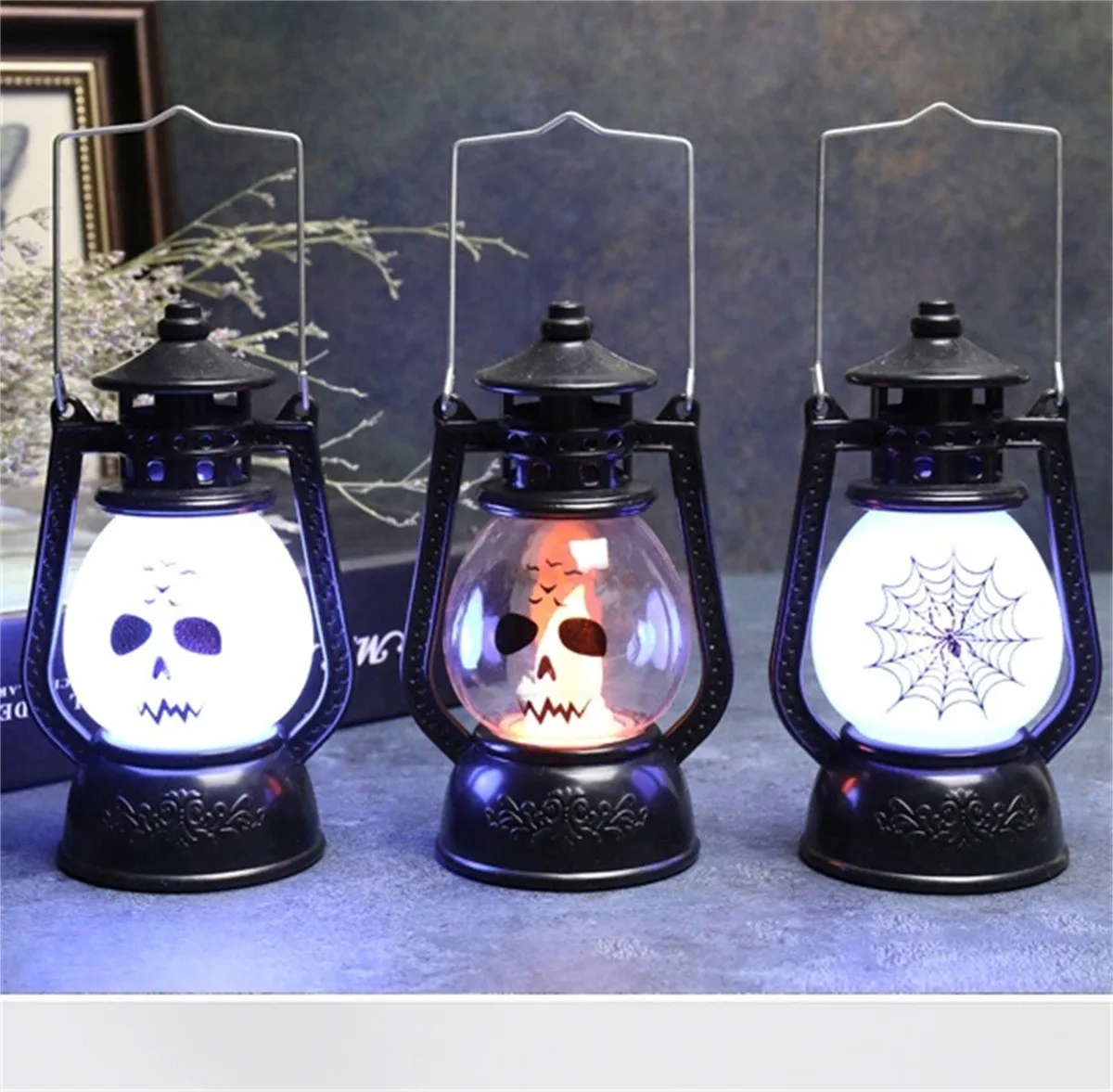 Светодиодный фонарь в виде тыквы черепа пони украшение на Хэллоуин реквизит