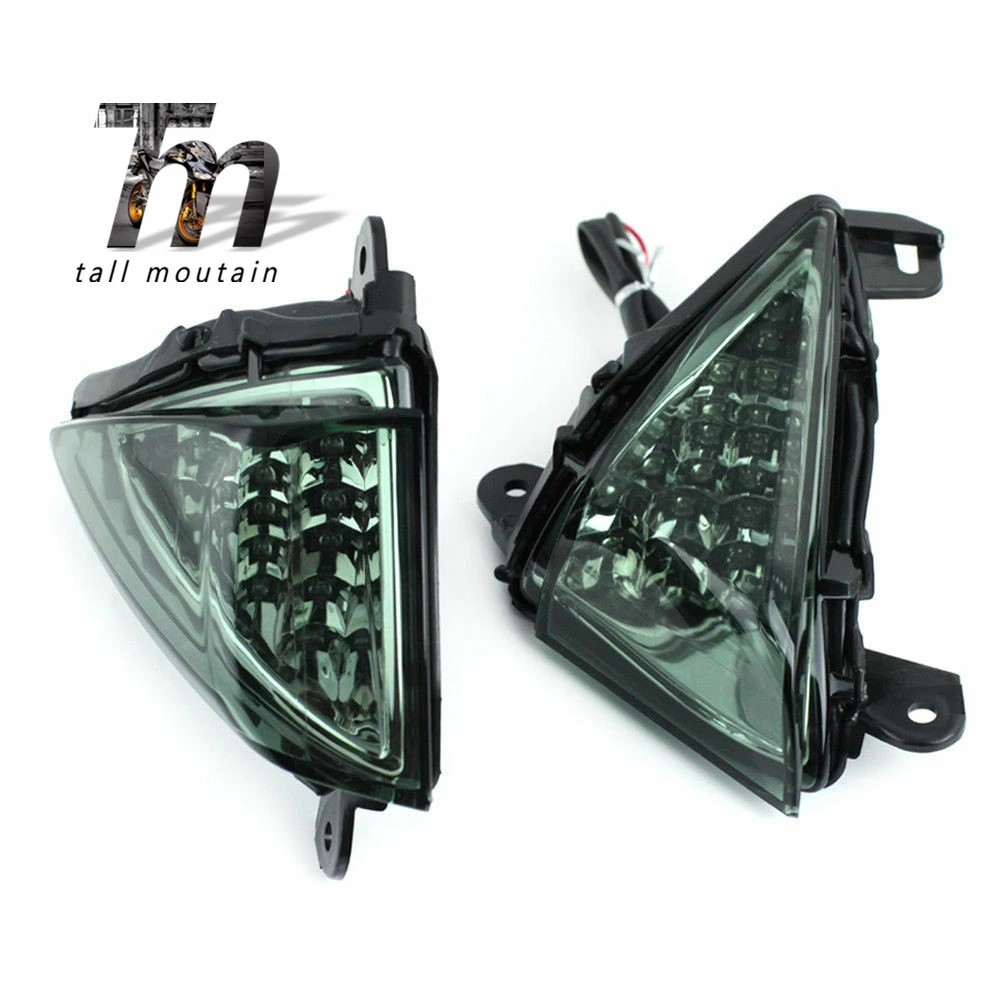 Передний светодиодный индикатор сигнала поворота для KAWASAKI ZX6R ZX10R Z750 Z1000 NINJA 650R ER6N ER6F аксессуары мотоциклов