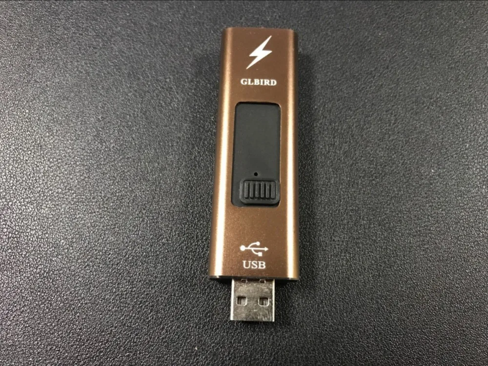 USB Зажигалка тонкая Arc плазменная Ветрозащитная электронная перезаряжаемая для