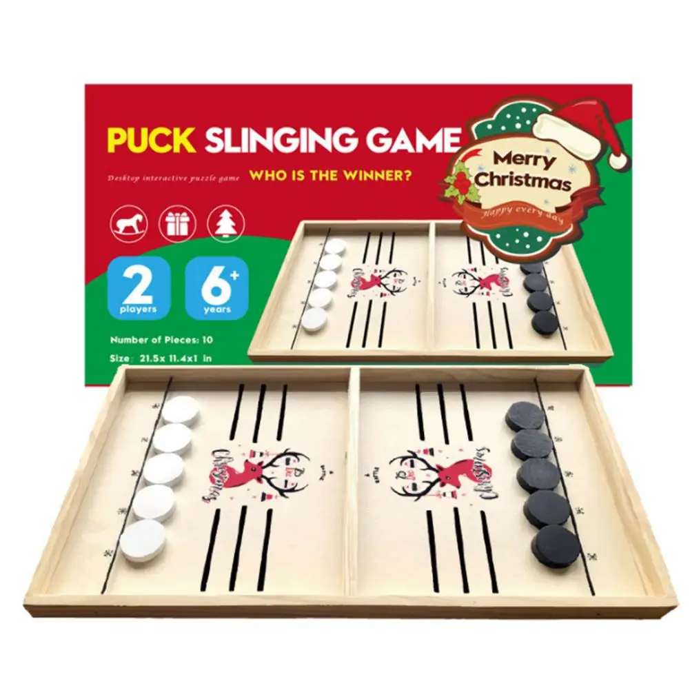 

Игровые шахматы Puck, рождественские бутики на заказ, похлопывающие шахматы, легкая Изысканная настольная игра, подарок для детей на день рож...