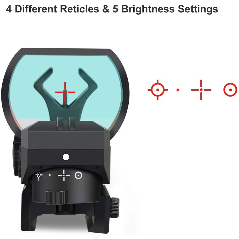 Крепление для оптического прицела Quick Detach QD AK Gun боковая направляющая с красной
