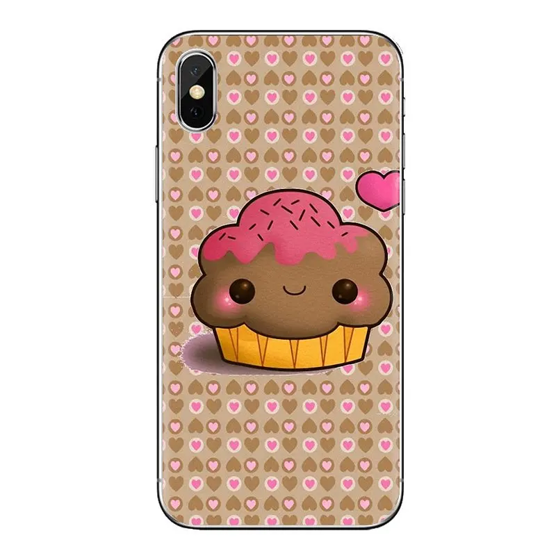 Кексы в космосе для samsung Galaxy S3 S4 S5 Mini S6 S7 Edge S8 S9 S10 Plus Note 3 4 5 8 9 прозрачные мягкие