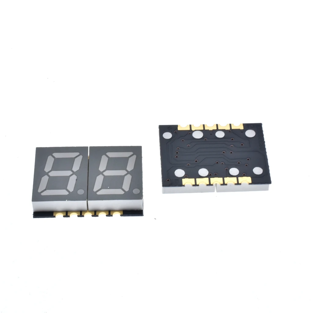 10 шт. новый SMD 2 бит 0 4 дюйма цифровой трубчатый светодиодный дисплей красный свет 7