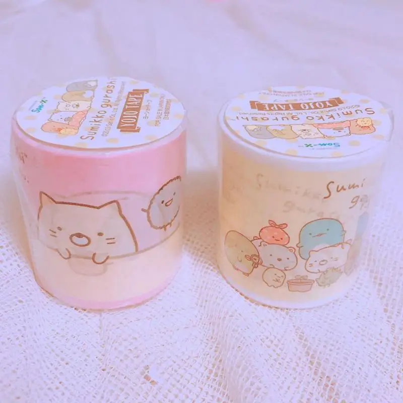 1 шт. Милая угловая тварь Sumikko Gurashi клейкая лента DIY Скрапбукинг наклейка этикетка маскирующая наклейка Классические игрушки