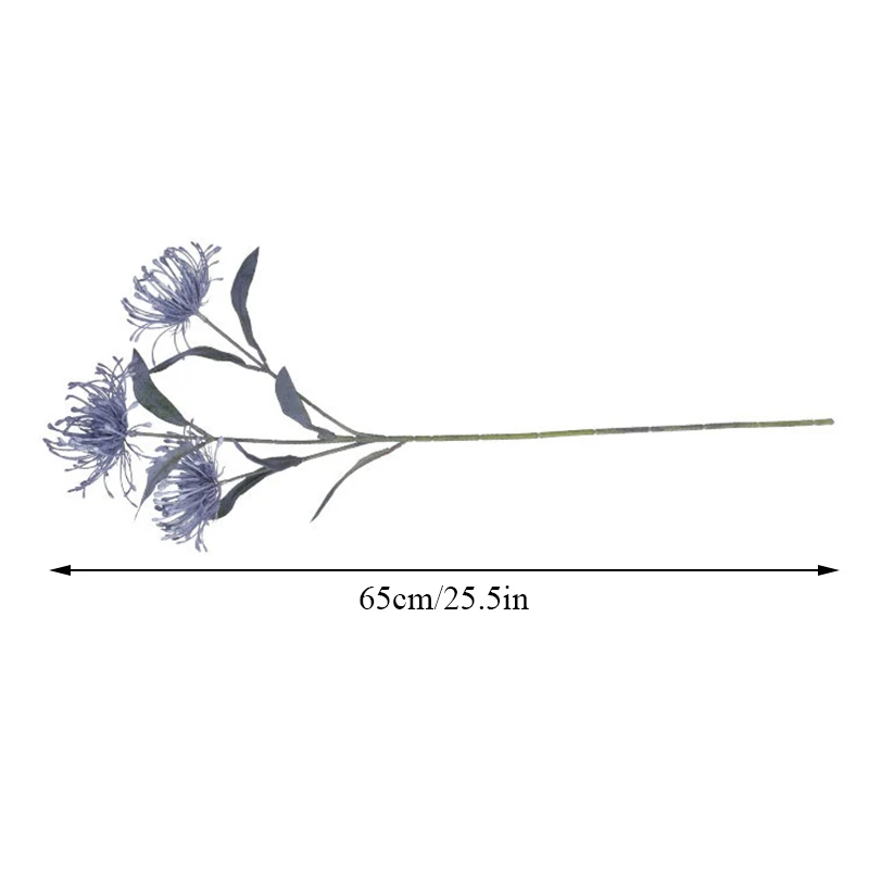 

Leucospermum Artificial Flower Short Branch Crab Claw 2 Fork Planting Pincushion Flower Home Simulation Flower