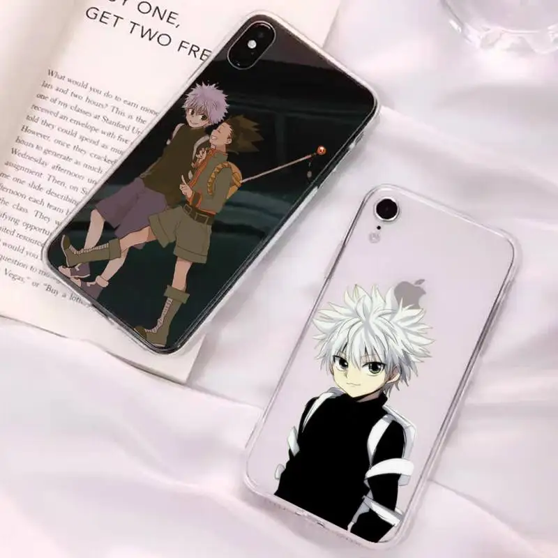 

FHNBLJ Anime Hunter X Hunter Phone Case for iPhone 11 12 13 mini pro XS MAX 8 7 6 6S Plus X 5S SE 2020 XR case