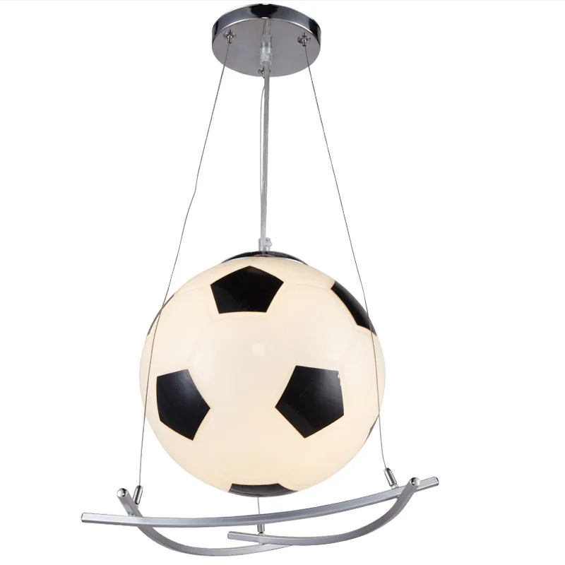 

Cartoon Children Room Football Led Chandelier Creative Personality Boys And Girls Bedroom Warm Eye Protection Decorative Lamps