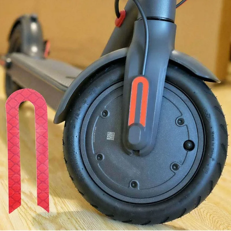 Светоотражающая наклейка для Xiaomi M365 защитная накладка на колеса электрического