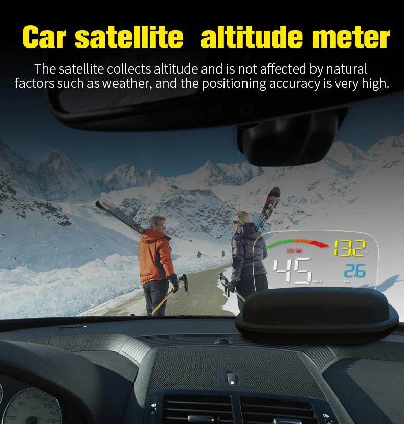 GPS + OBD C800 HUD автомобиль Дисплей системном Спидометр лобовое стекло проектор