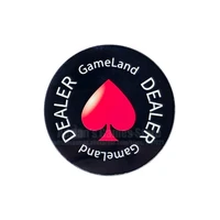 crystal poker dealer button poker chips poker card guard casino