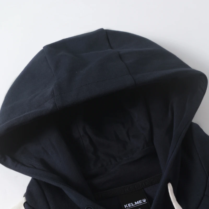 KELME Спортивная толстовка с капюшоном для мужчин пуловер упражнений весна длинным