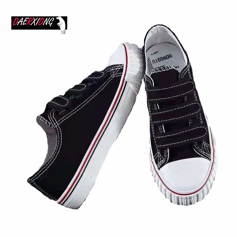 Популярные женские кроссовки коллекция 2019 года Модные черные парусиновые туфли