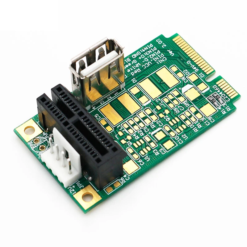 Mini PCIE к PCI express 1x слот адаптер карты USB Коннектор PCI-e 4x 8x 16x | Компьютеры и офис