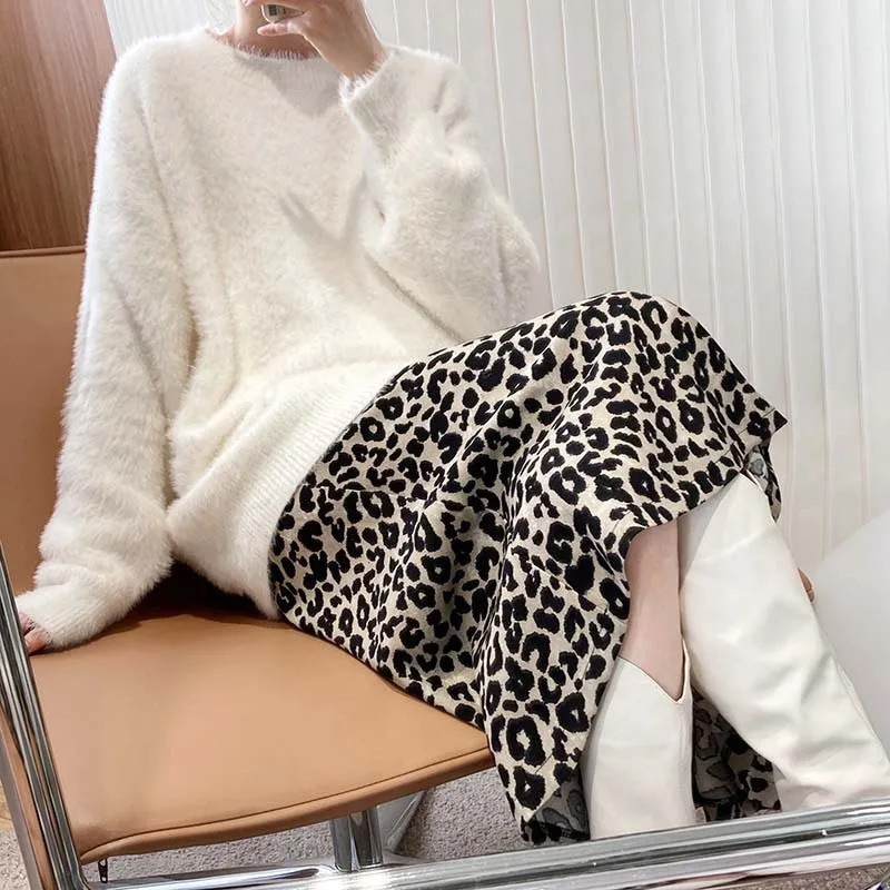 

New Mink Like Cashmere Sweater for Women In Autumn and Winter 2020