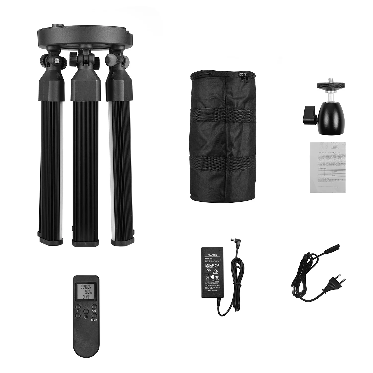 Заполняющий светильник в форме звезды круглый s 6 светодиодов 60 Вт 3200 K 5600 + 2 4G