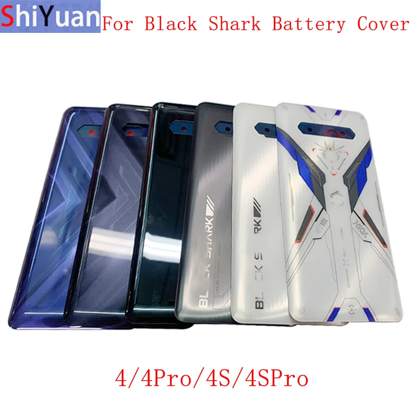 Оригинальная Крышка батарейного отсека, задняя панель, корпус, чехол для Xiaomi Black Shark 4 4 Pro 4S Pro, задняя крышка с логотипом