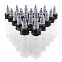 100pcs plastic dropper bottles pigment tattoo ink dispensing bottle lab squeeze bottle vape oil containers 30ml 60ml 100ml 120ml
