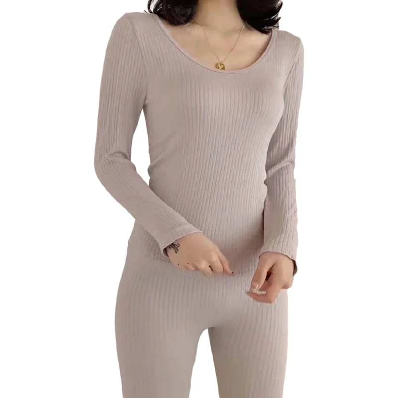 

New Autumn Thin Pajamas Sets Women Sleepwear Homes Clothing Cotton Pajama Home Wear Womens Set Spring Pants Nightwear