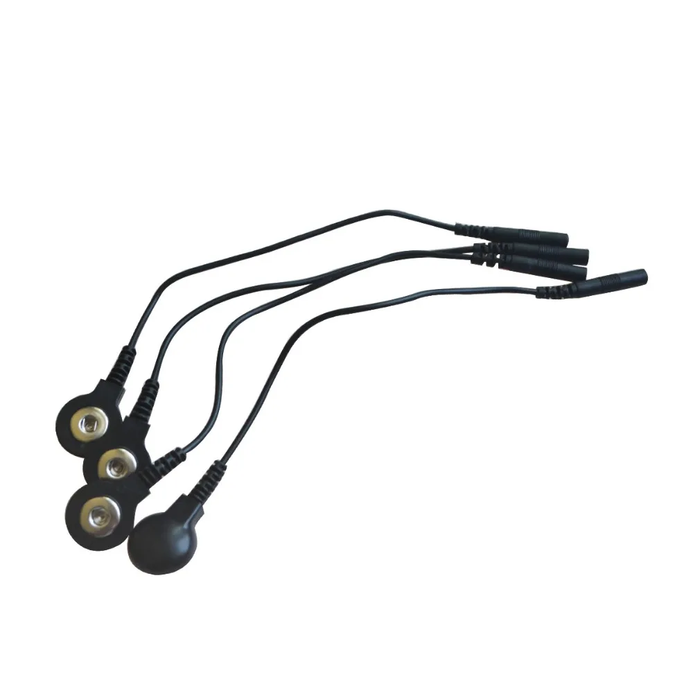 Сменный электрод Tens адаптер транзитный свинцовый провод Соединительный кабель