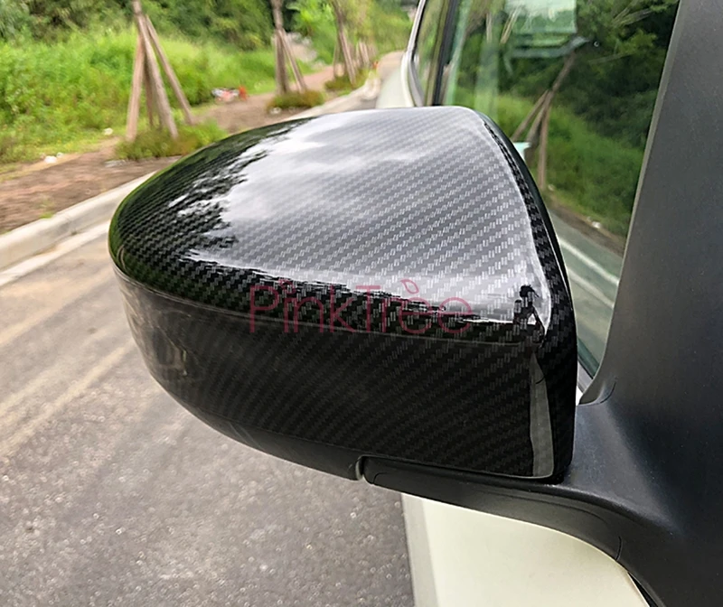 Carbon Fiber Color Side Wing Door Mirror Cover Car Styling Accessories For Nissan X-trail Xtrail 2014 2015 2016 2017 2018 | Автомобили и