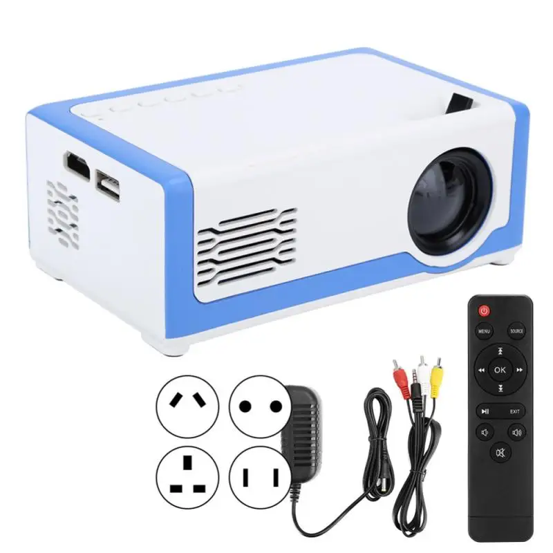 

Мини-проектор, 1080P HD LED, AV USB, HDMI, проектор, аудио, HD, видео, домашний медиаплеер, светодиодный видеопроектор M1
