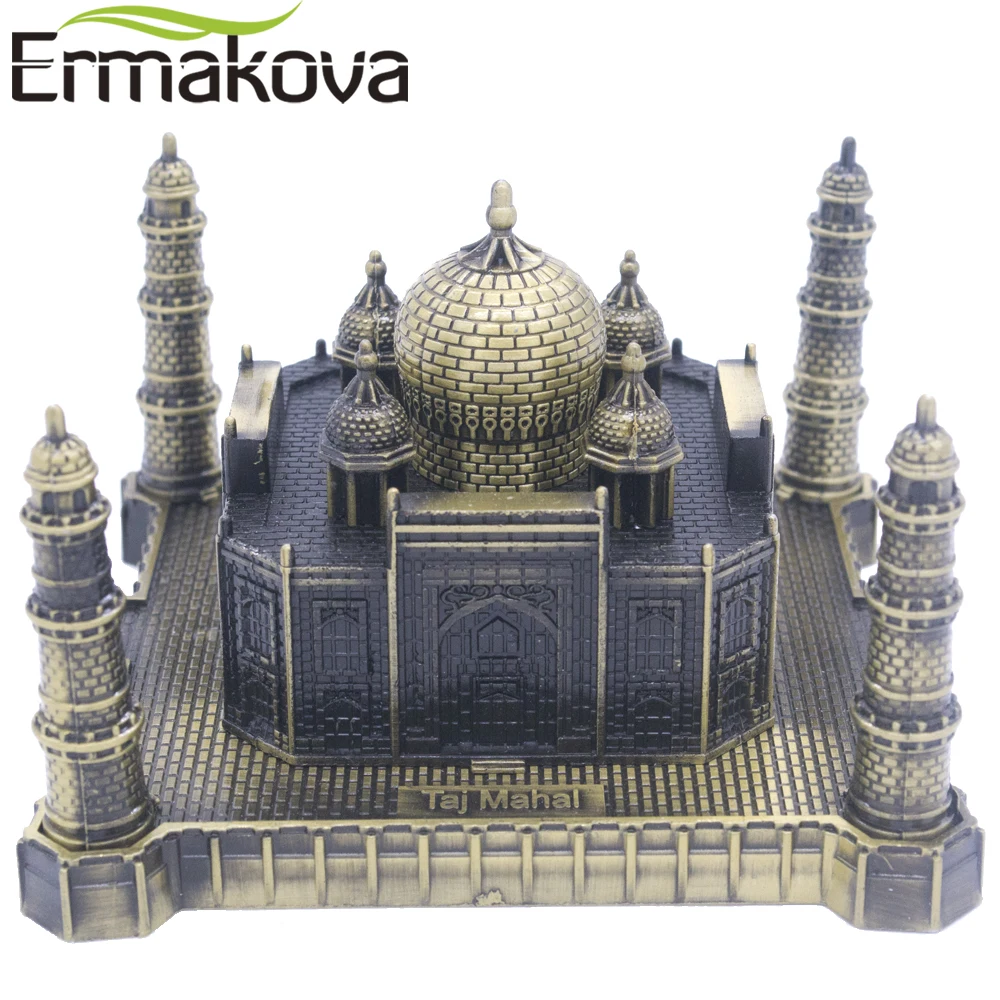 ERMAKOVA модель Тадж Махала металлический античный бронзовый здание индийского