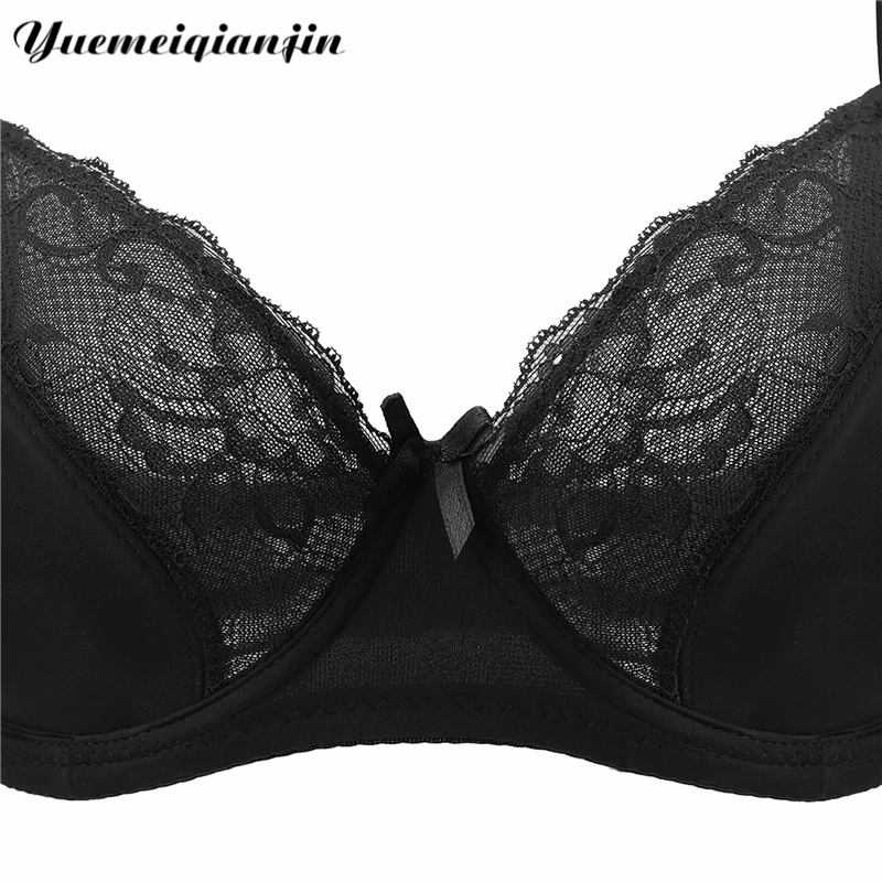 Размера плюс без подкладки бюстгальтеры сексуальные кружевные для девочек
