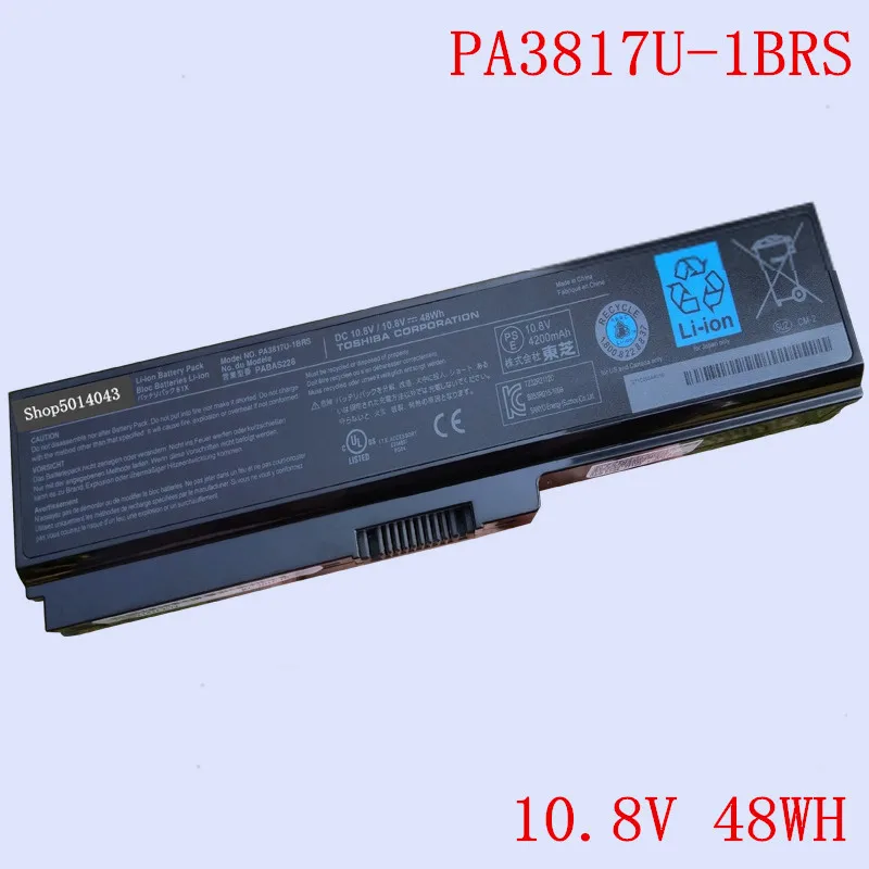 

New Original Laptop Replacement Li-ion Battery PA3817U-1BRS for TOSHIBA L600 L700 L630 L650 L750 C600 L730 M600 Series 10.8V 48W