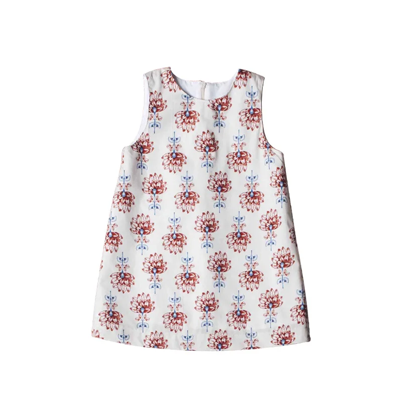 

BP Girls dress 2021 spring and summer baby girl lantern sleeve cute plaid print ins European and American sling children's skirt