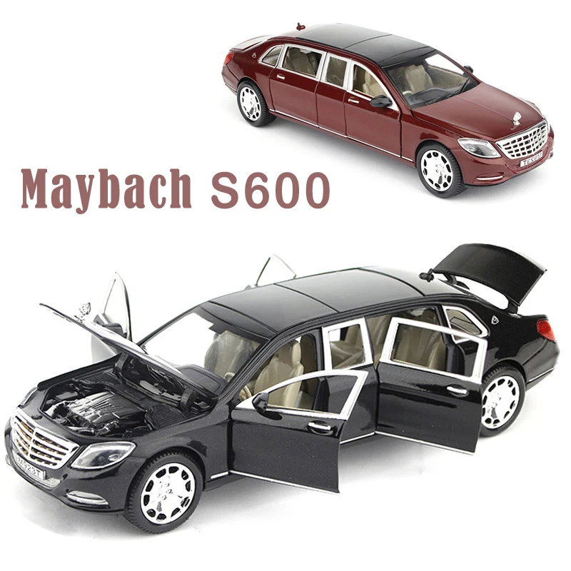 

Модель литая автомобиля Benz Maybach со звуком и светильник в масштабе 1/24