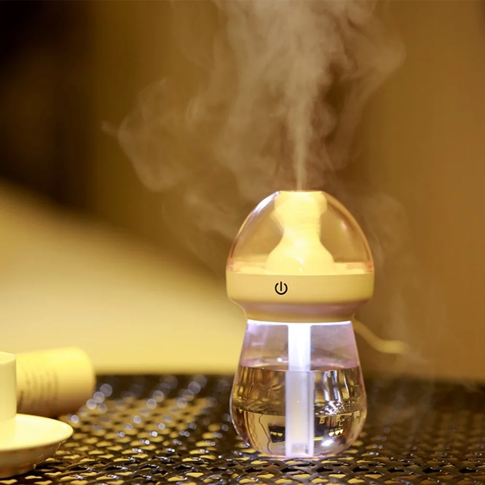 240ML Portable USB Charging Air Humidifier LED Night Light Home Office Car Humidifiers Mist Maker Purifier |